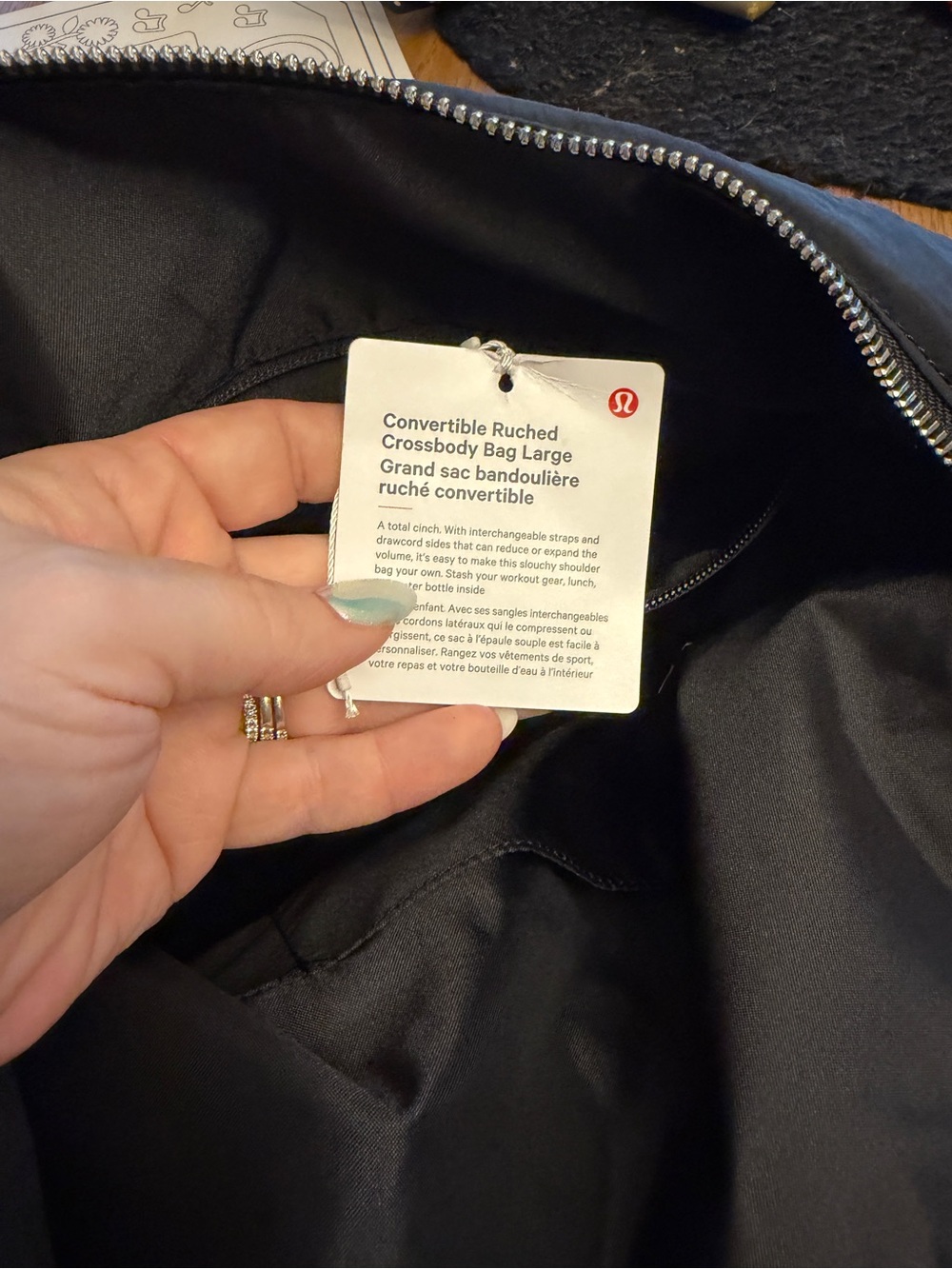Lululemon Ruched Convertable Tote 16 L - Picture 9 of 9